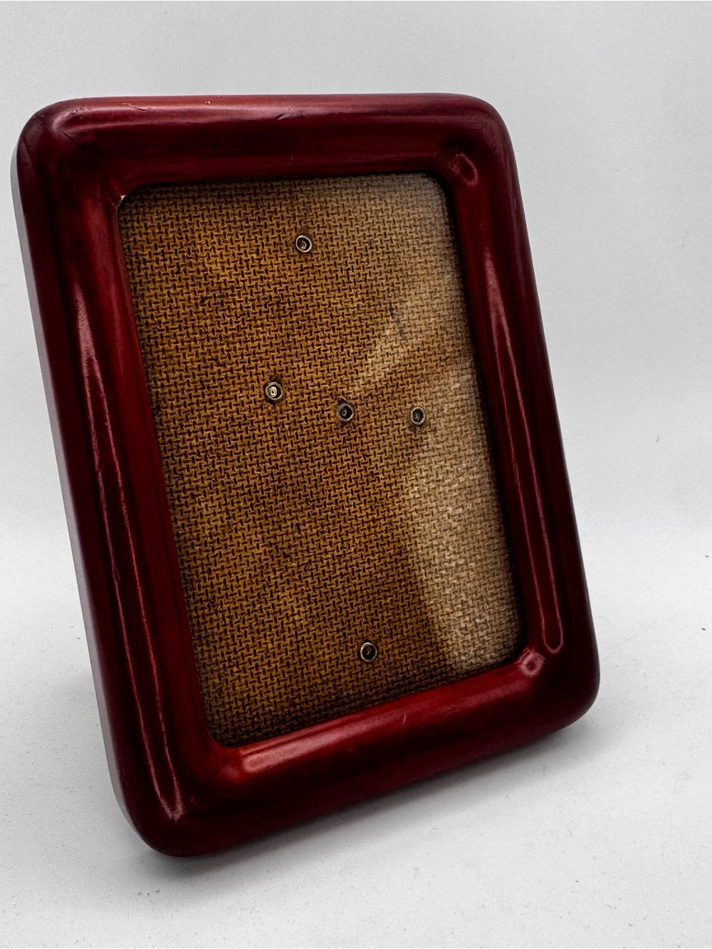 Burgundy red Wood Photo Frame - Classic - Picture 2 of 6